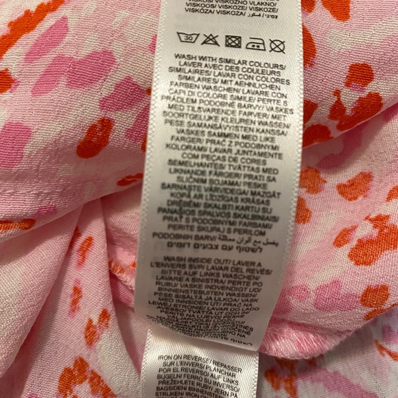 Nobody's Child Eva Pink Leopard Print Midi Dress Size 6 NWT - Picture 10 of 10